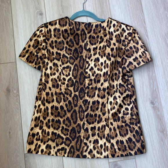 Michael Kors Collection Italy leopard cheetah print top - Picture 4 of 5